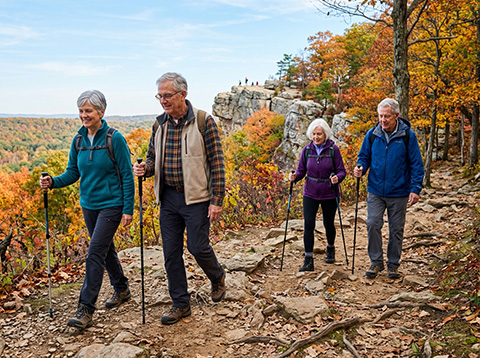 King and Queen Seat trail